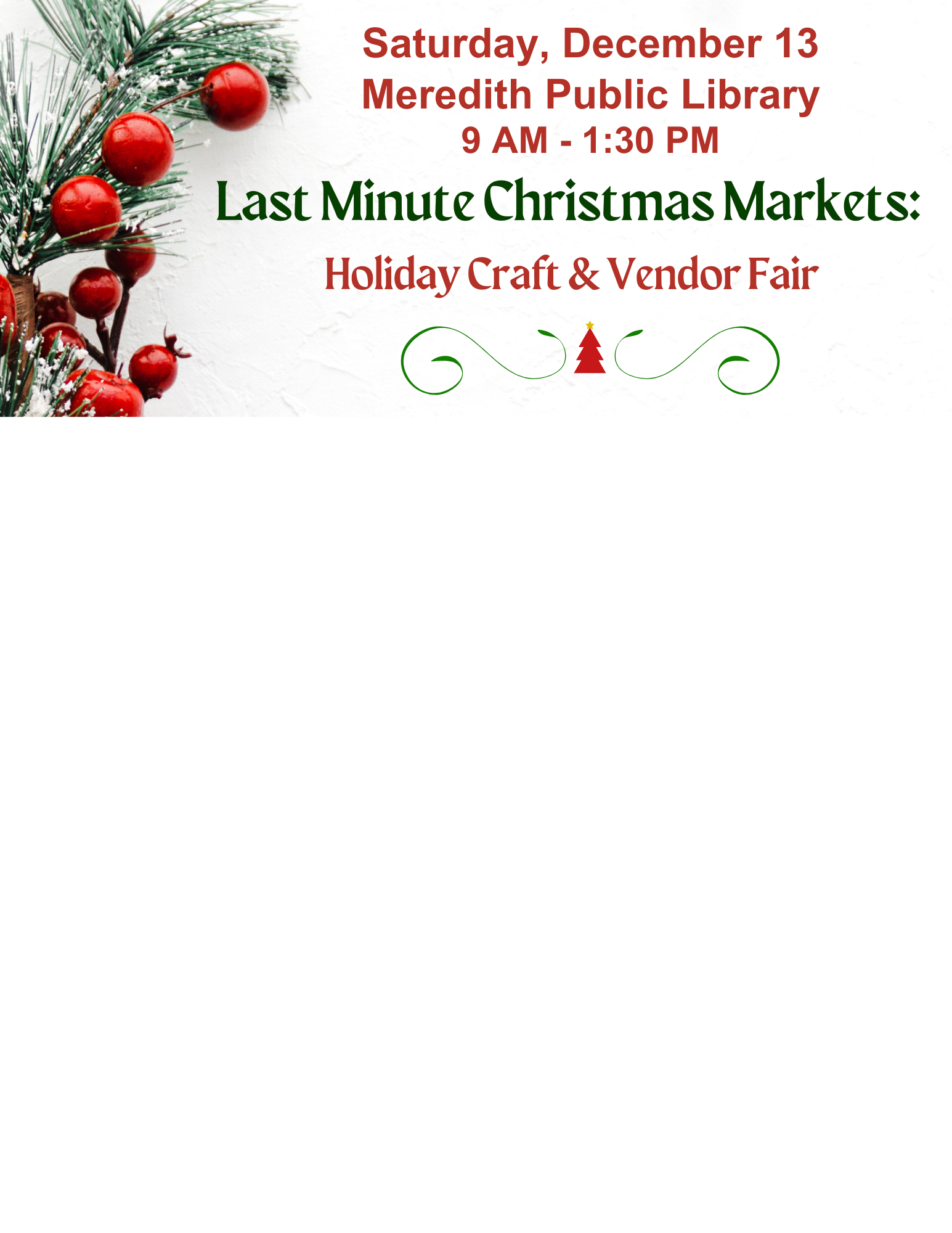  Last Minute Christmas Markets: Holiday Craft & Vendor Fair