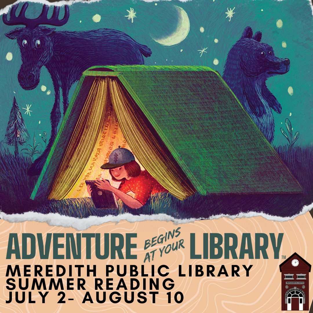 Summer Reading:  Adventure Begins At Your Library Graphic