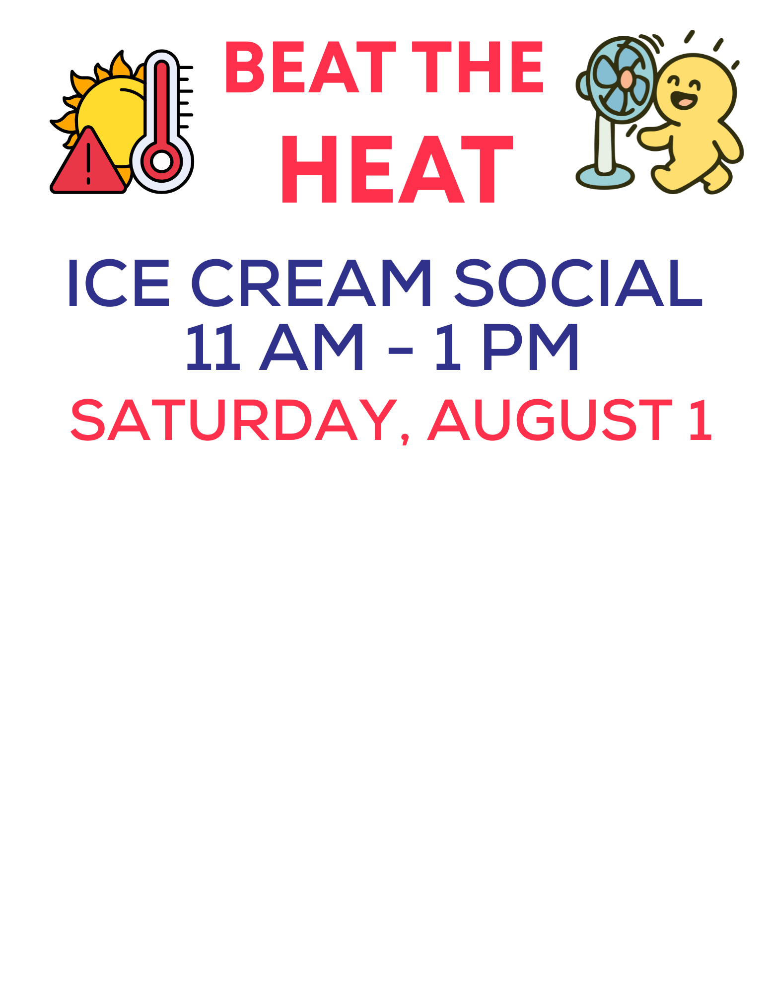 Beat The Heat Ice Cream Social
