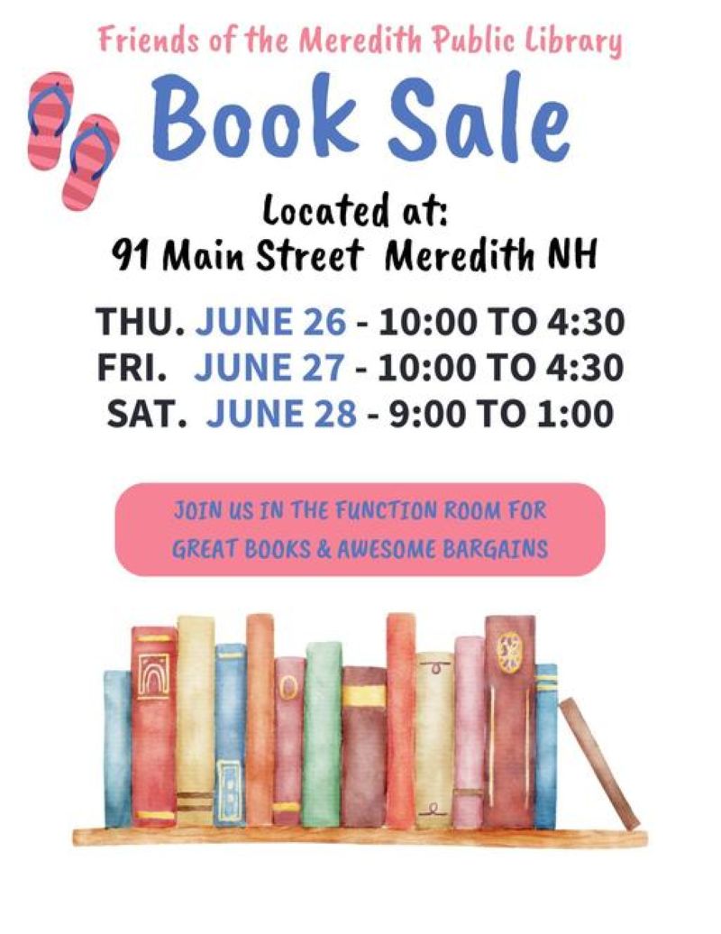 June 2025 Book Sale Info