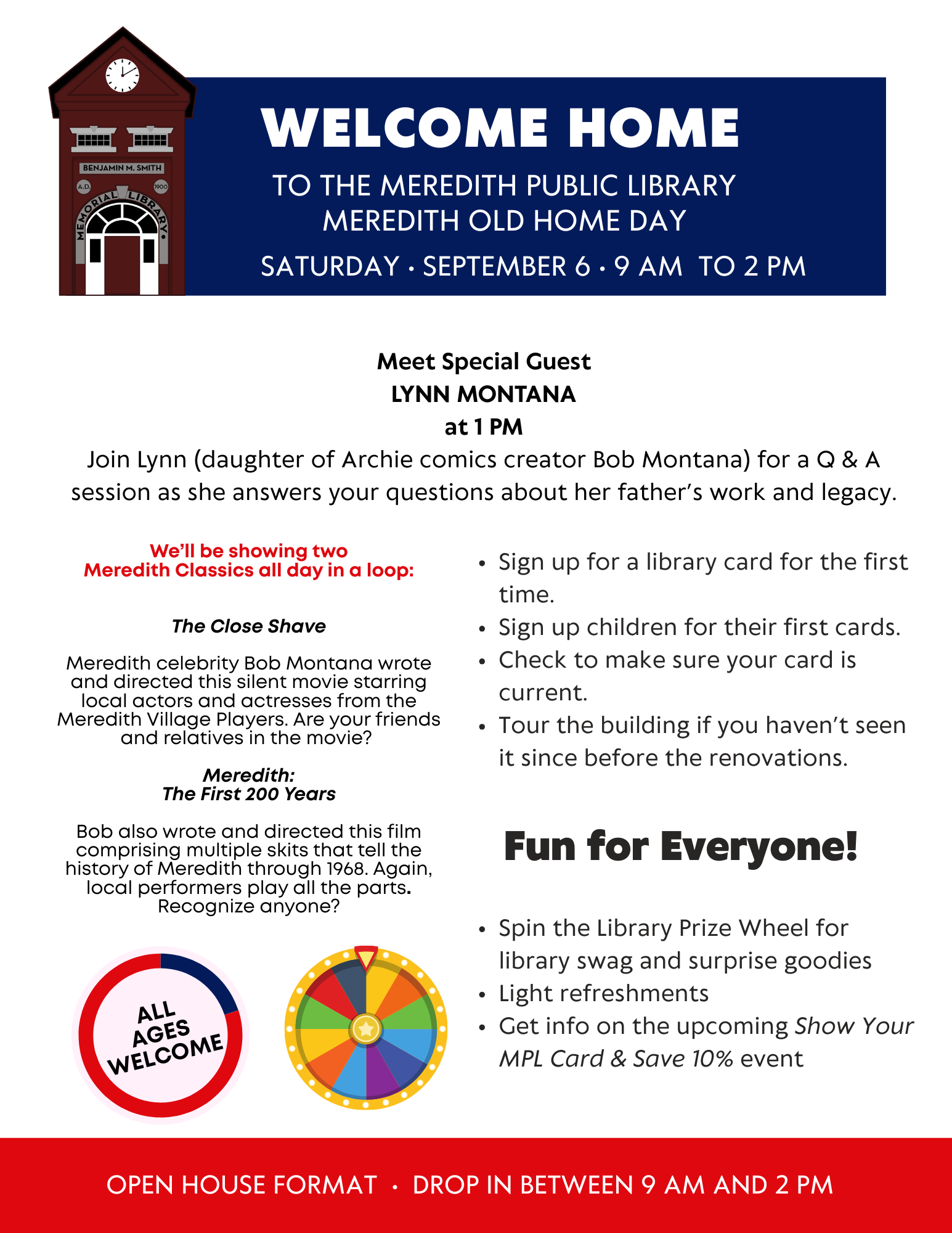 Old Home Day - September 6