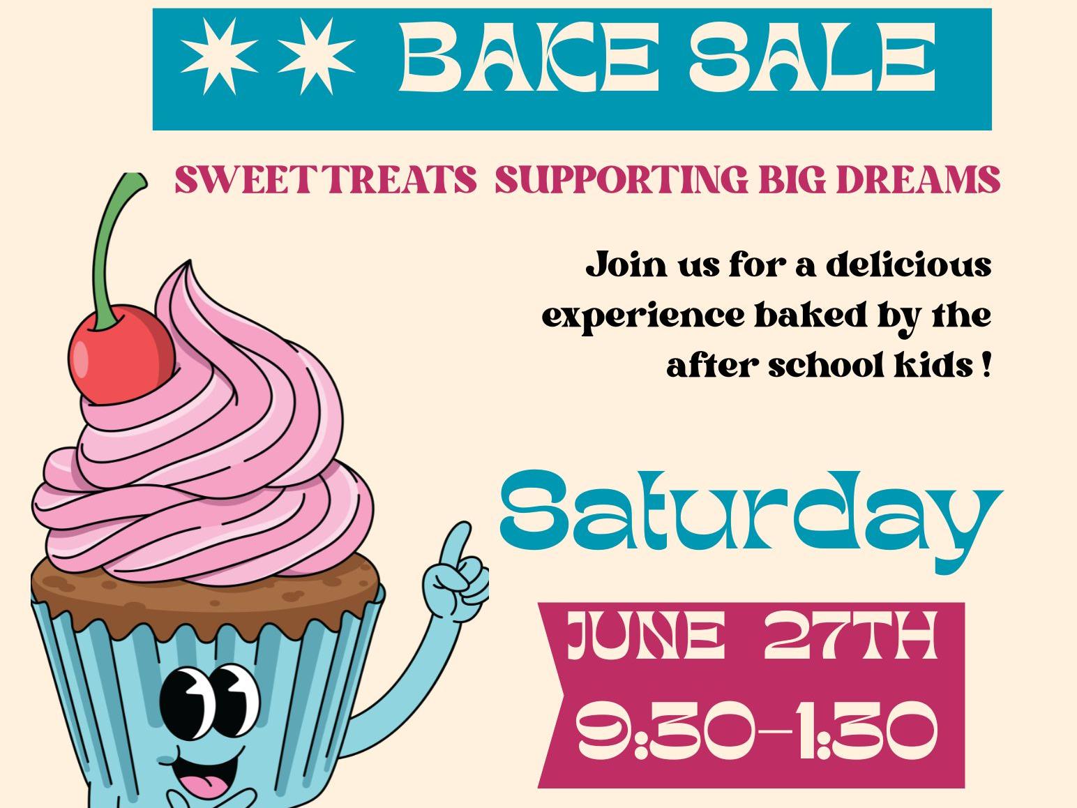 Bake Sale at the Book Sale!