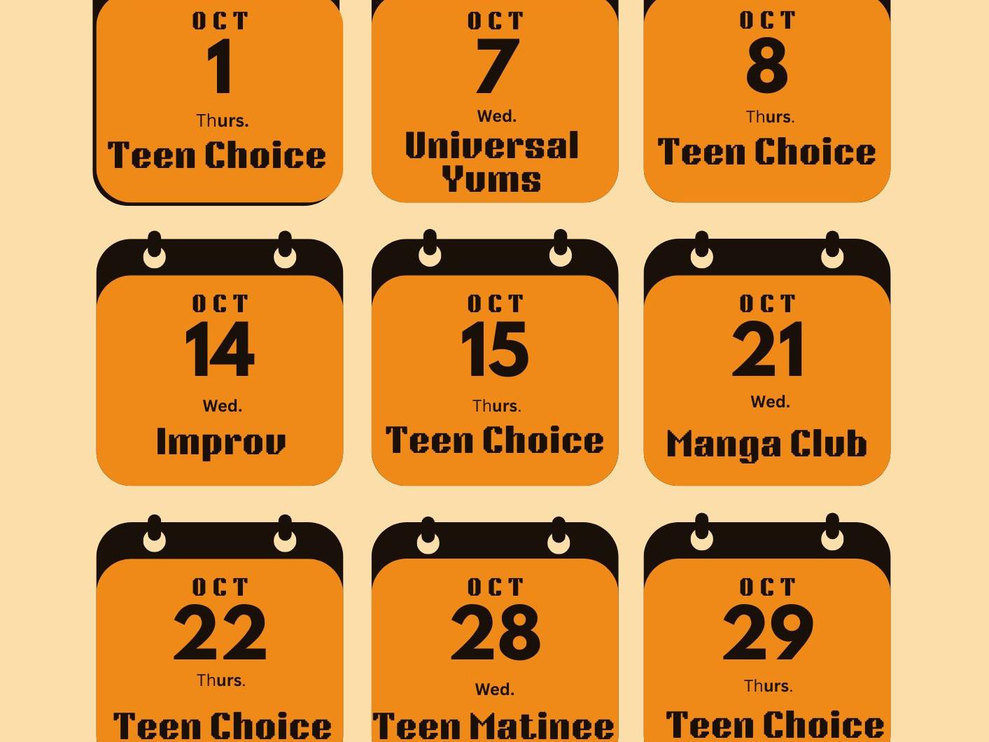 OCTOBER 2026 Events